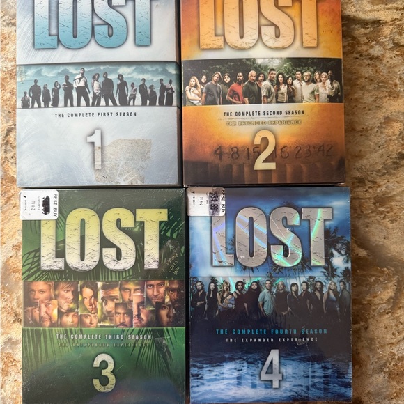 Media | Lost Tv Show Series Dvd Boxes Seasons 1 2 3 4 | Poshmark